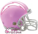 San diego Chargers Helmet with Name