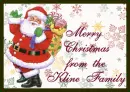merry christmas from the kline family