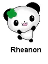 Panda with clover