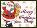merry christmas from betty