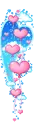 hearts balloons