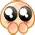 cute kawaii smiley begging