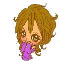 cute kawaii kogal thinking abt love