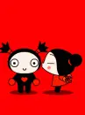 cute kawaii pucca trapped by garu !