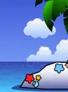 cute kawaii pucca in the sea