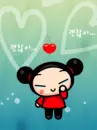 cute kawaii pucca crying