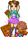 mm chocolate doll
