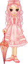 pink girly doll