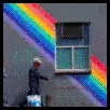 washing rainbows