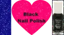 I Heart Black Nail Polish