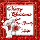 merry christmas from our family to yours