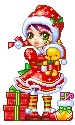 christmas mini doll