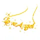 love angel gold necklace