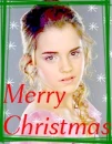 Hermione wishes Merry X-Mas!