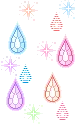 colorful drops