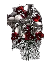Roses with skulls