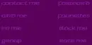 purple table