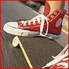 Red converse