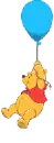 winnie the pooh with a balloon