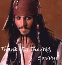 Captain Jack Sparrow, "Thanks for the Add" 4