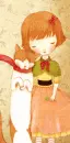 GIRL WITH HER KITTY