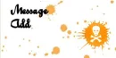 orange paint splat