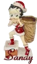 Sandy Betty Boop Santa