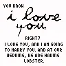 i love you