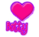Pink and Purple Heart, Betty