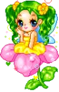 pixi on a flower