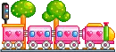 pink train