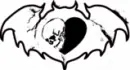 bat with skull