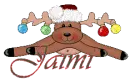 Christmas Reindeer with Name