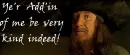 Captain Barbossa "Thanks For Adding Me" 1