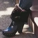 black boot