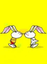 Rabbits in love
