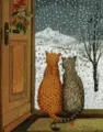 two cats