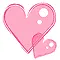 pinky heart