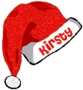 kirsty santa hat