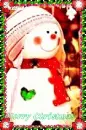 MERRY CHRISTMAS SNOWMAN