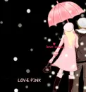 pink umbrella