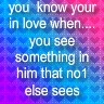 love is when