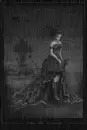 goth girl in rain