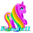Kendall rainbow unicorn