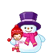 snowman hug