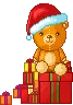 bear with christmas gift