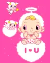 cute kawaii i love you baby