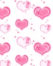 cute kawaii hearts