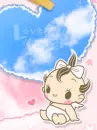 cute kawaii lil baby love with you