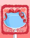 cute kawaii love you tare panda